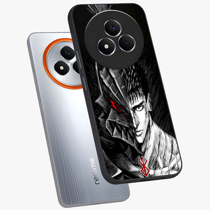 Berserker Blood Oath Glass Case displayed in angled mockup highlighting dark fantasy graphic design and powerful theme.