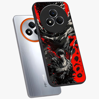 Demon Sword Resolve Glass Case displayed in angled mockup highlighting powerful demon sword illustration with dark fantasy aesthetic.
