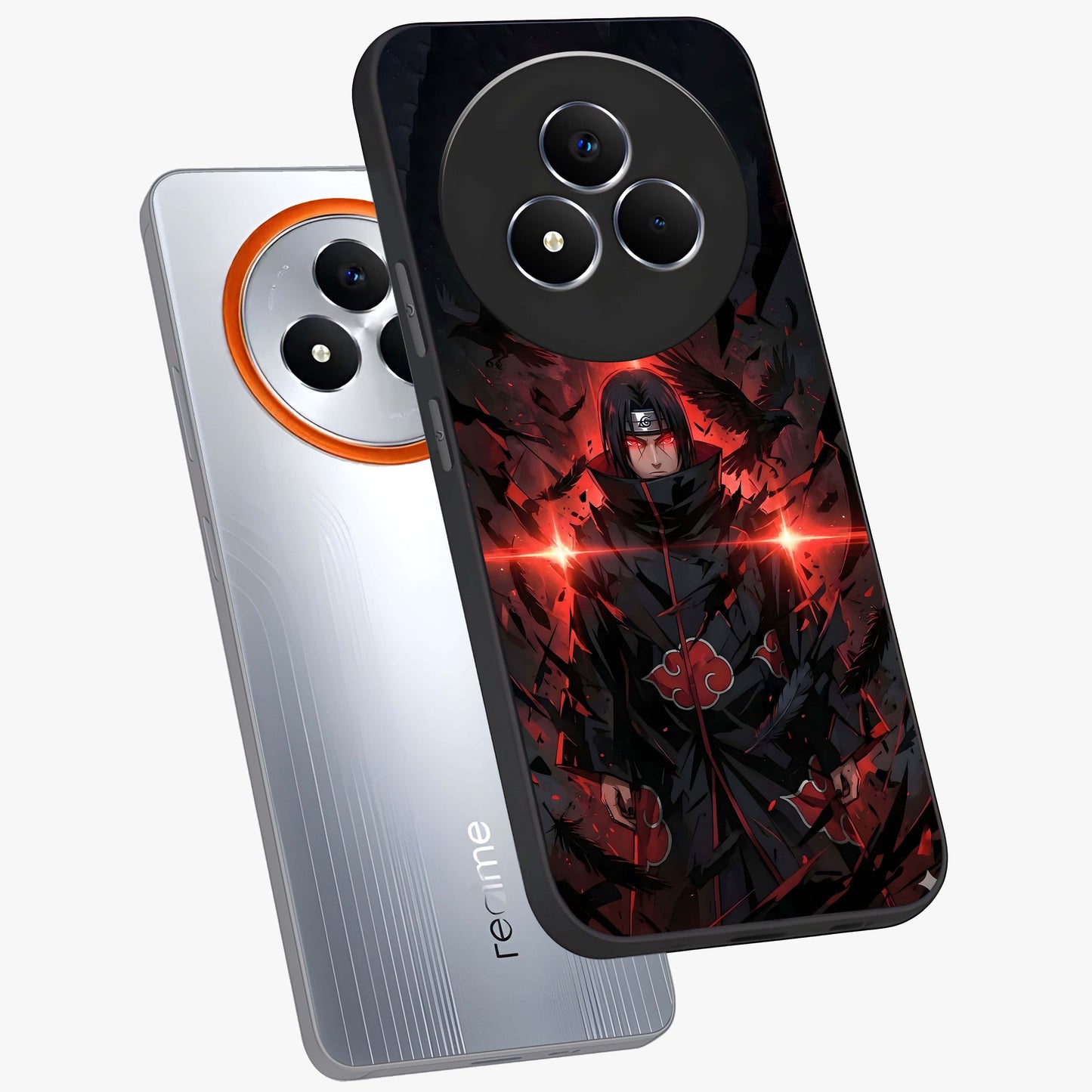 Focused Blade Discipline Glass Case displayed in angled mockup highlighting clean minimal text artwork with modern aesthetic style.