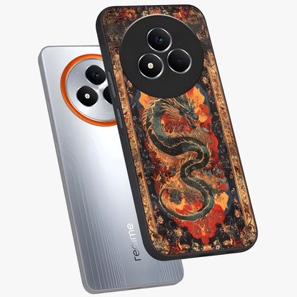 Inferno Dragon Soul Glass Case displayed in angled mockup highlighting powerful dragon illustration with inferno aesthetic.