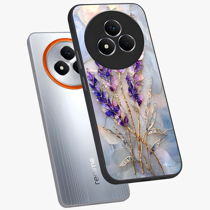 Lavender Dream Glow Glass Case displayed in angled mockup highlighting dreamy purple glow design with soft artistic style.