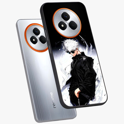 Limitless Shadow King Glass Case displayed in angled mockup highlighting dramatic dark hero design with intense aesthetic.