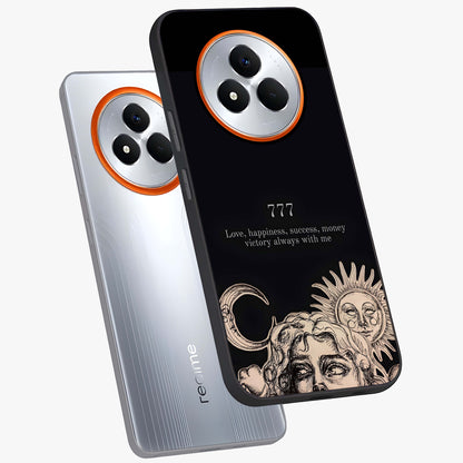 Mystic Victory Aura Glass Case displayed in angled mockup highlighting energetic aura design with bold mystical aesthetic.
