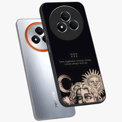 Mystic Victory Aura Glass Case displayed in angled mockup highlighting energetic aura design with bold mystical aesthetic.