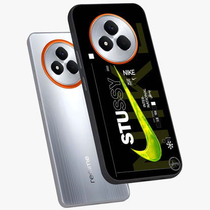 Neon Street Edition Glass Case displayed in angled mockup highlighting vibrant urban design with bold street aesthetic.