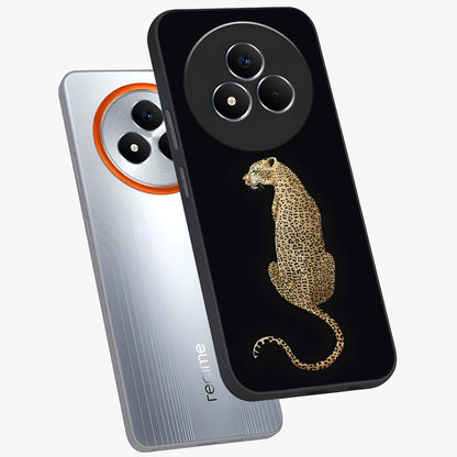 Regal Leopard Glass Case displayed in angled mockup highlighting powerful animal illustration with stylish wild aesthetic.