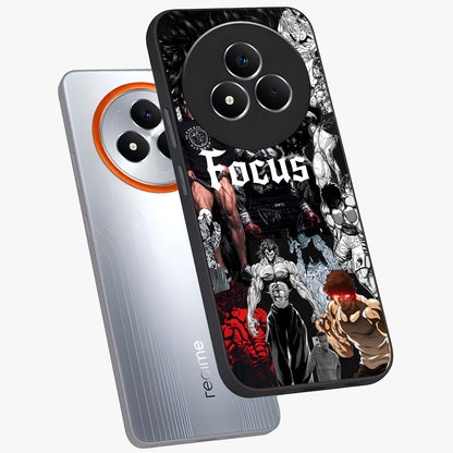 Relentless Power Focus Glass Case displayed in angled mockup highlighting bold statement design with modern aesthetic style.