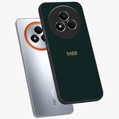 Sabr Minimal Patience Glass Case displayed in angled mockup highlighting simple inspirational design with clean aesthetic style.