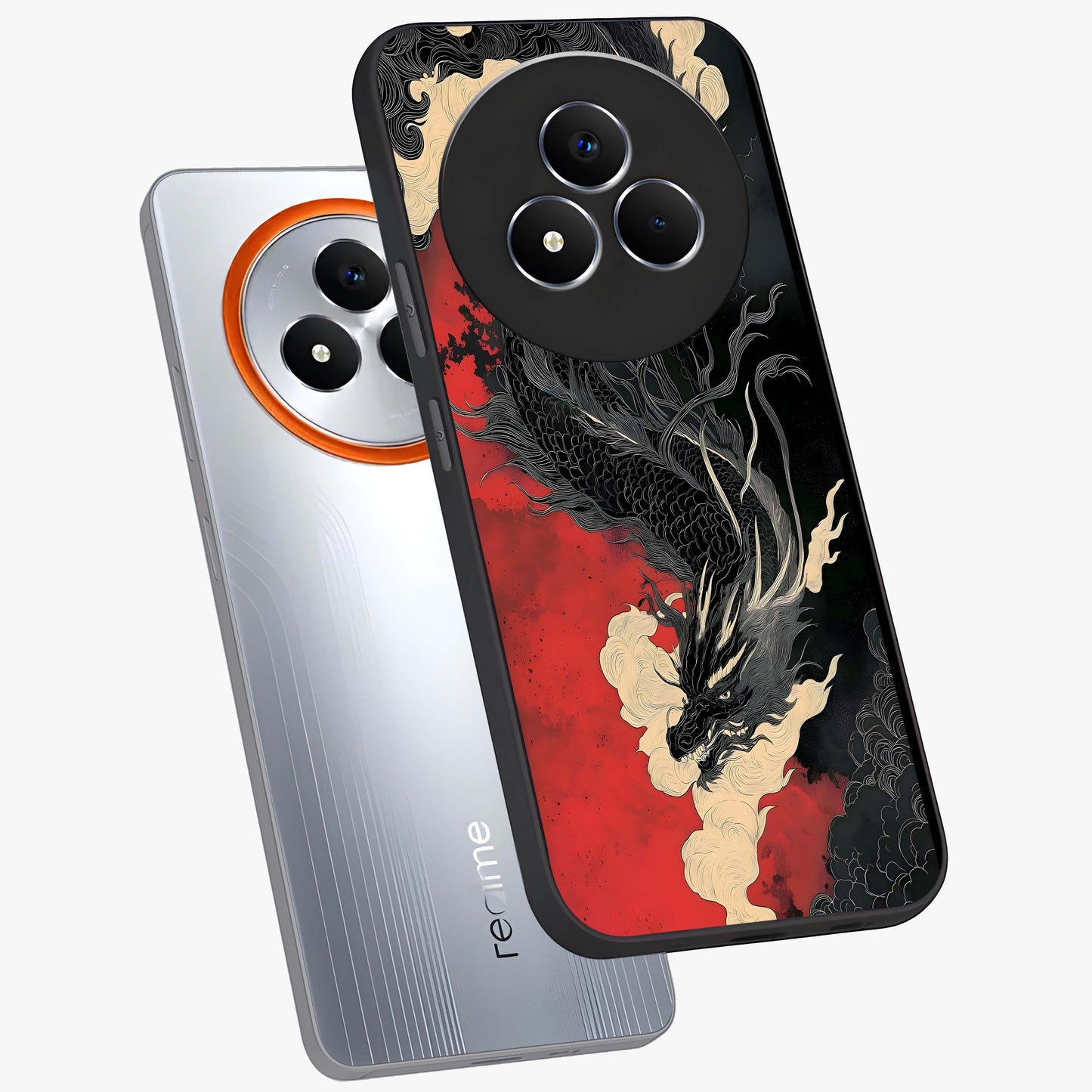 Shadow Dragon Fury Glass Case displayed in angled mockup highlighting powerful dragon illustration with dark fantasy aesthetic.
