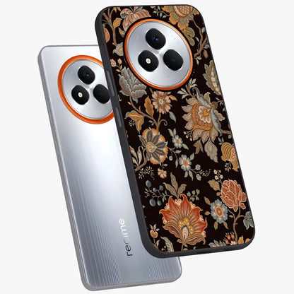 Vintage Floral Dream Glass Case displayed in angled mockup highlighting elegant vintage flower design with soft aesthetic style.