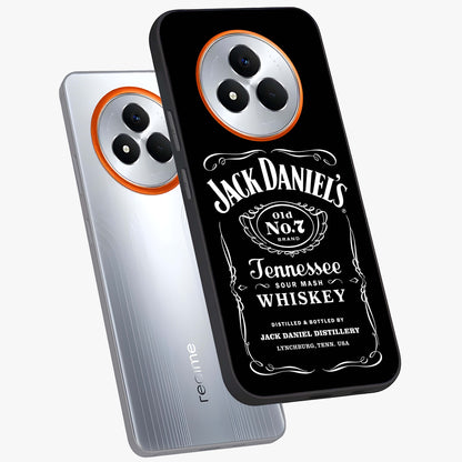 Vintage Whiskey Heritage Glass Case displayed in angled mockup highlighting retro beverage themed design with heritage aesthetic.
