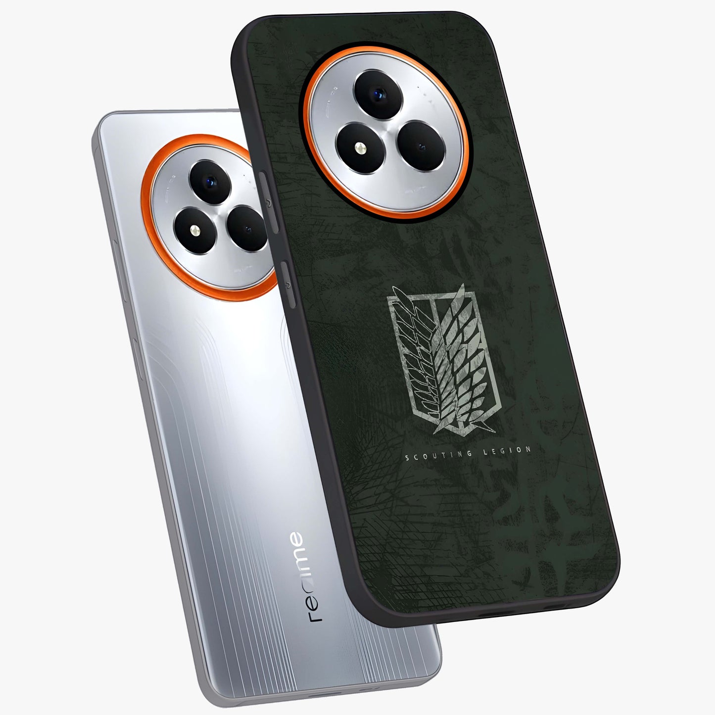 Wings Of Freedom Glass Case displayed in angled mockup highlighting graceful wing design with inspirational aesthetic.
