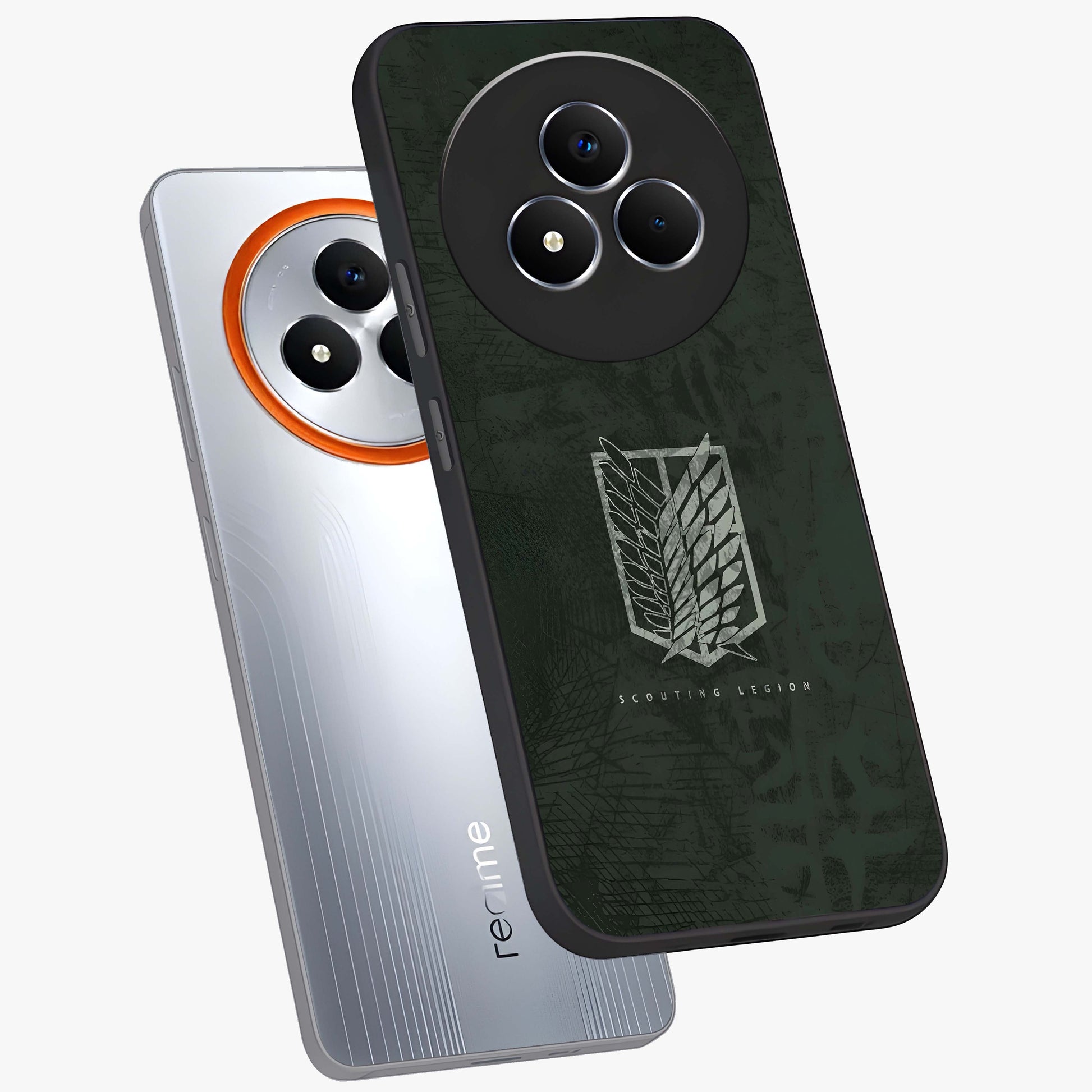 Wings Of Freedom Glass Case displayed in angled mockup highlighting graceful wing design with inspirational aesthetic.