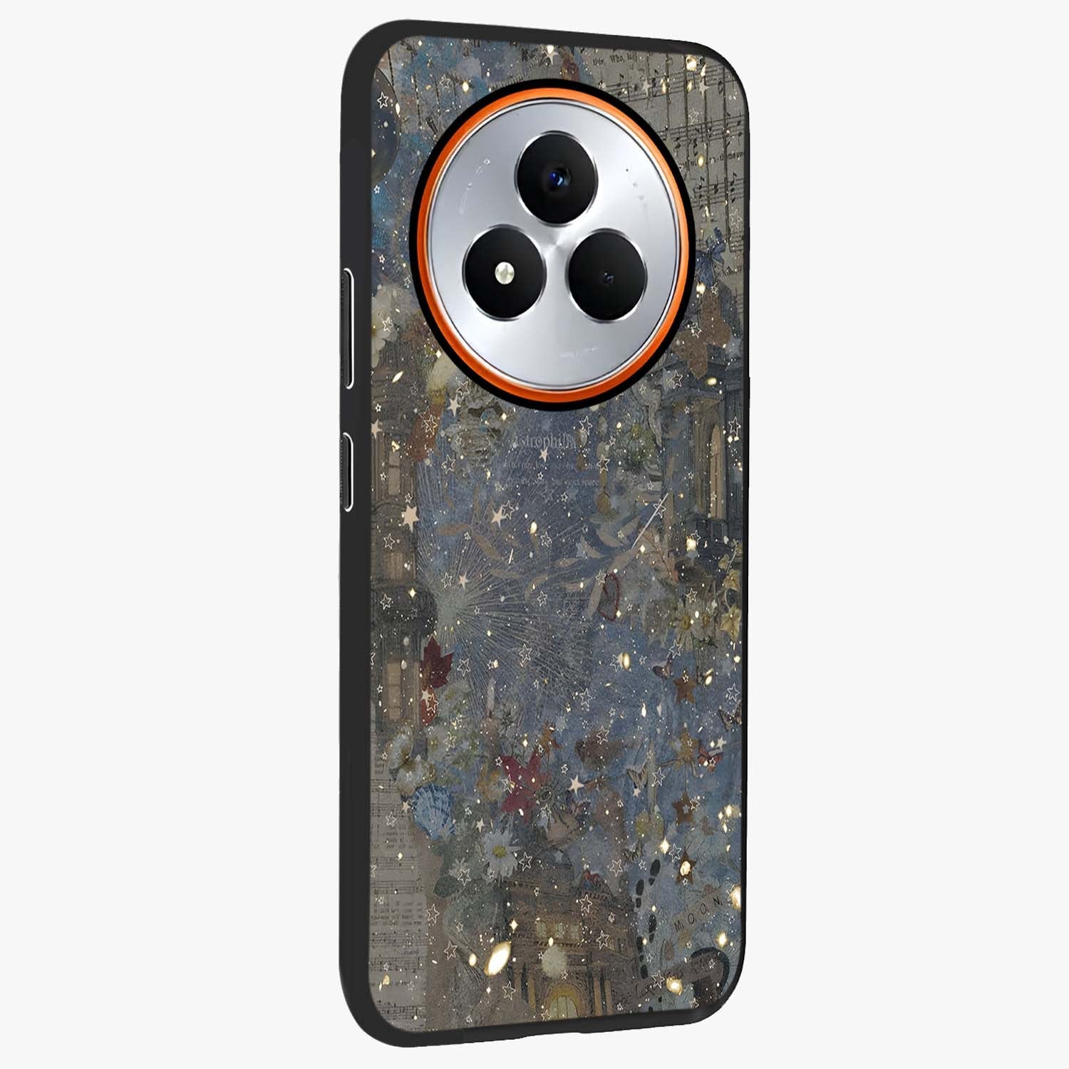 Aesthetic Astrolophia Glass Case upright view showcasing soft aesthetic theme with stylish modern look.