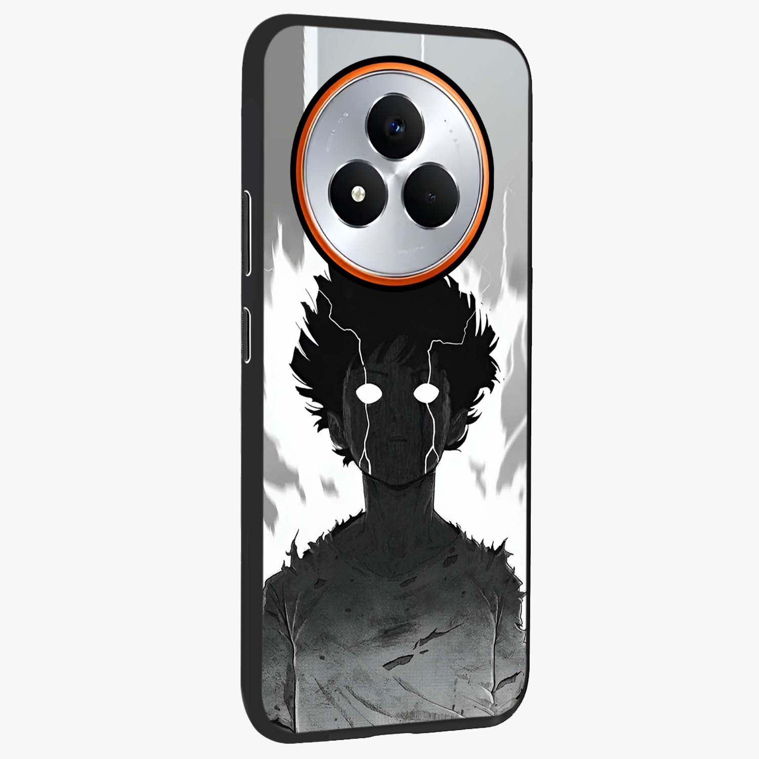 Awakened Inner Rage Glass Case upright view showcasing dramatic artwork with strong expressive aesthetic.