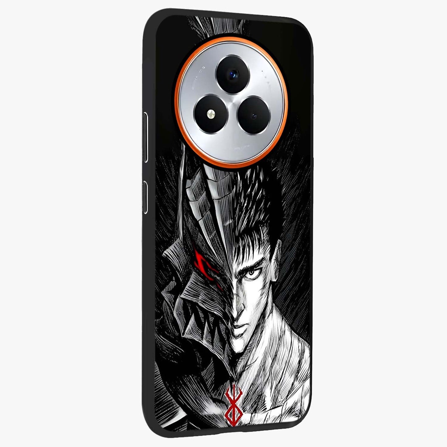 Berserker Blood Oath Glass Case upright view showcasing intense warrior aesthetic with dramatic artistic style.