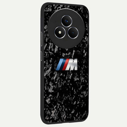Carbon Speed Mark Glass Case upright view showcasing modern carbon speed graphic with bold automotive theme.