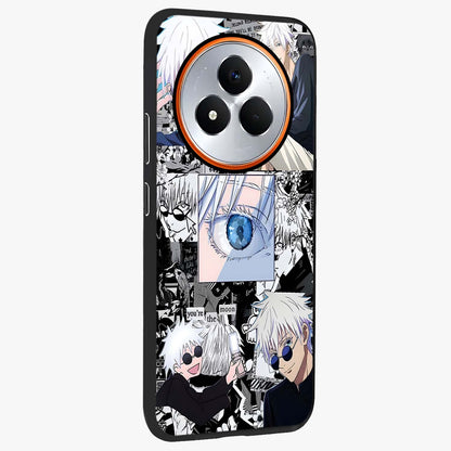 Infinity Sorcerer Chaos Glass Case upright view showcasing dramatic sorcerer artwork with chaotic mystical theme.