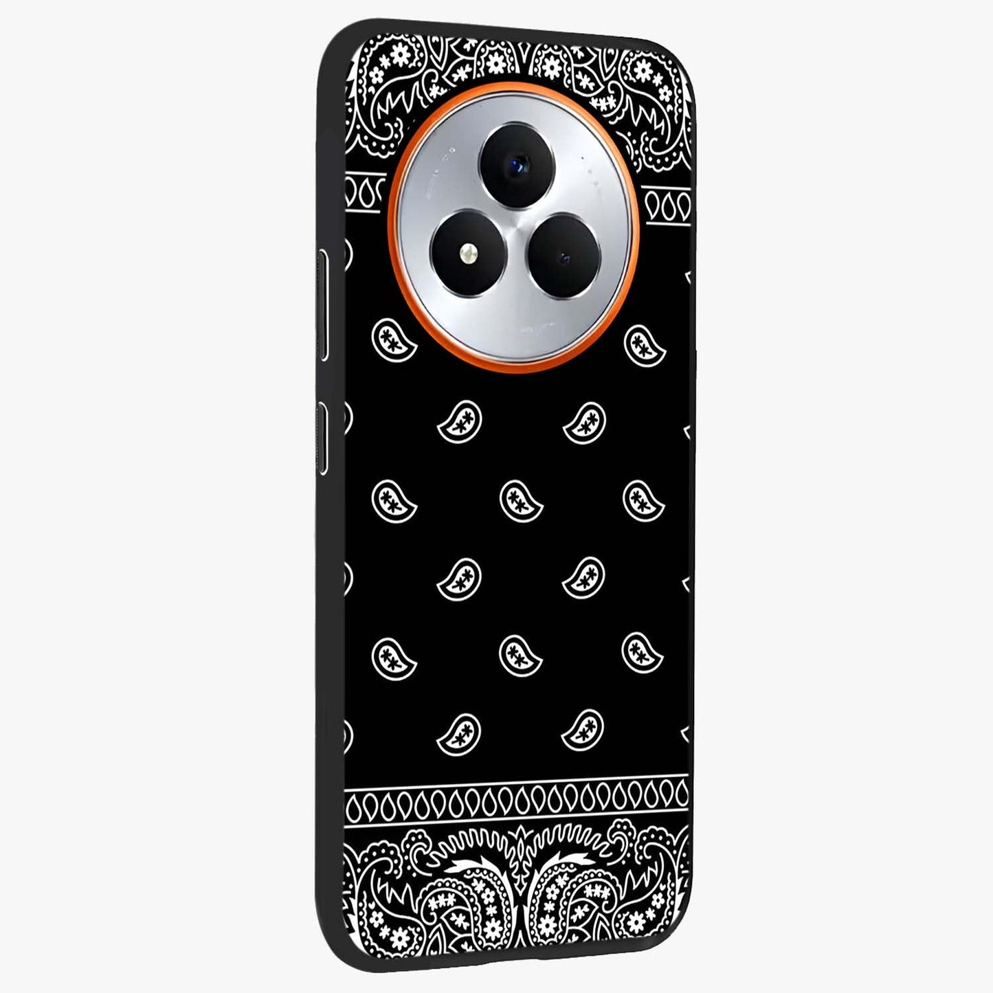 Retro Rebel Threads Glass Case upright view showcasing stylish vintage artwork with bold retro theme.