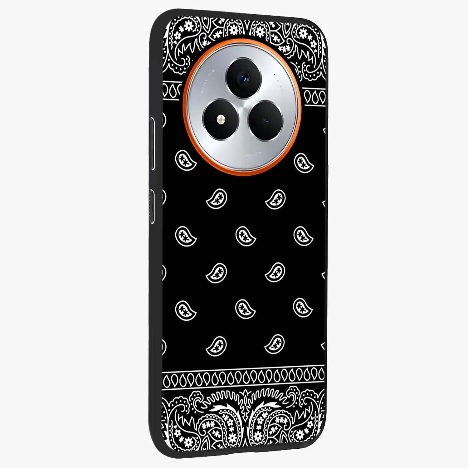 Retro Rebel Threads Glass Case upright view showcasing stylish vintage artwork with bold retro theme.