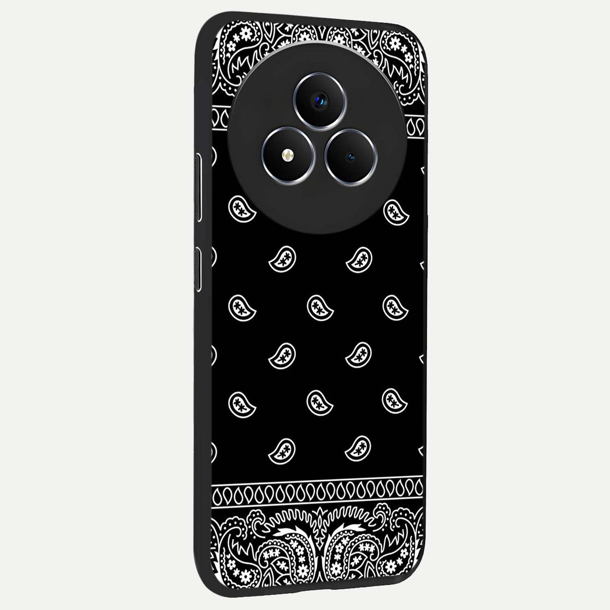 Retro Rebel Threads Glass Case upright view showcasing stylish vintage artwork with bold retro theme.