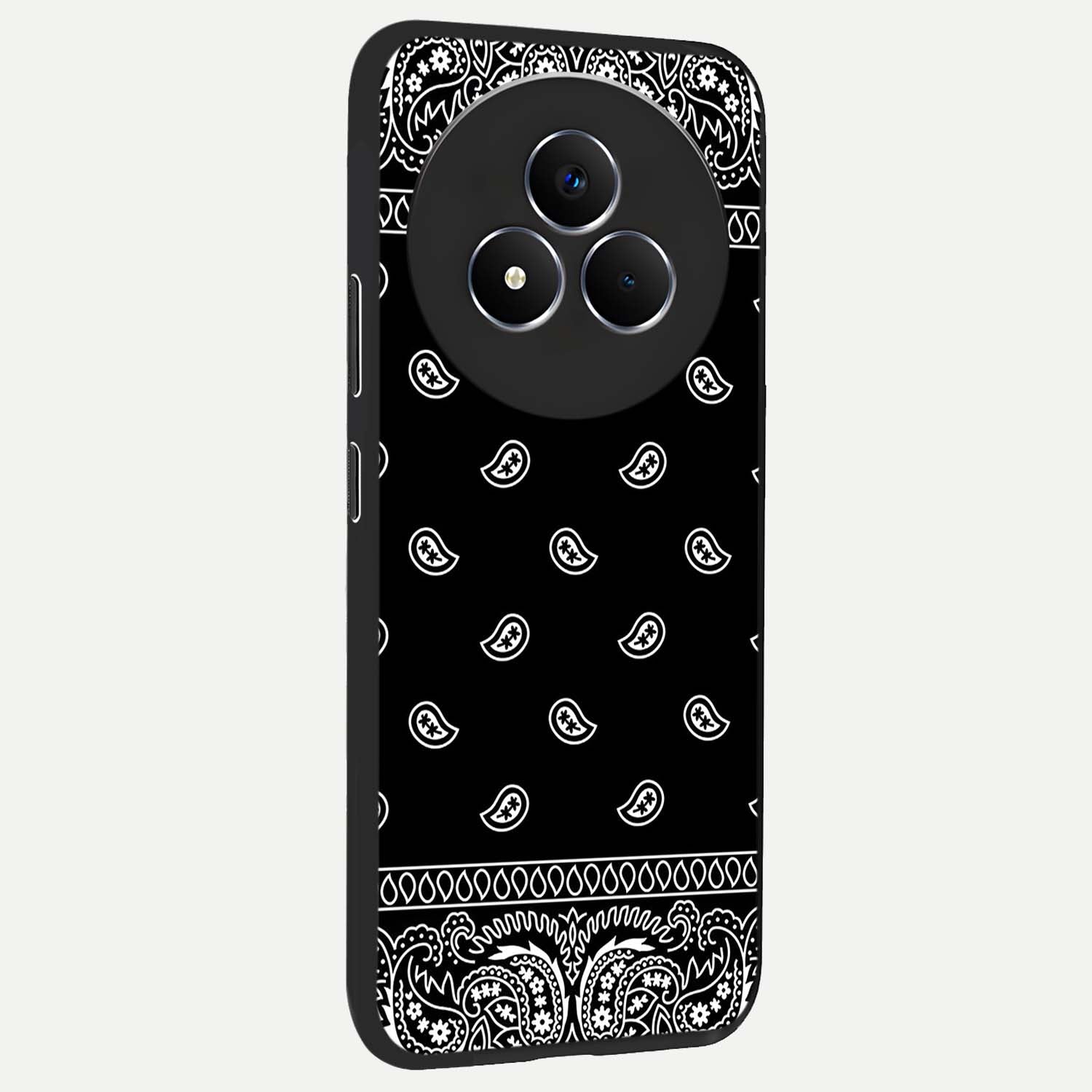 Retro Rebel Threads Glass Case upright view showcasing stylish vintage artwork with bold retro theme.