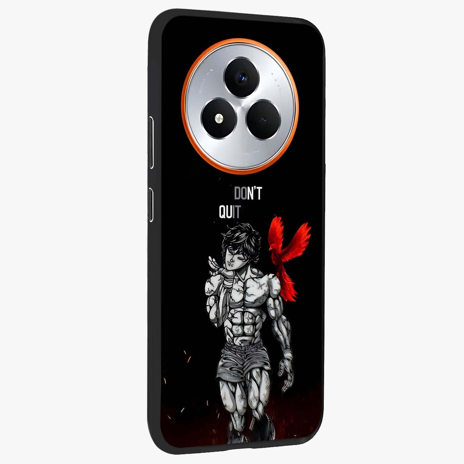 Rise Beyond Limits Glass Case upright view showcasing powerful inspirational artwork with uplifting theme.