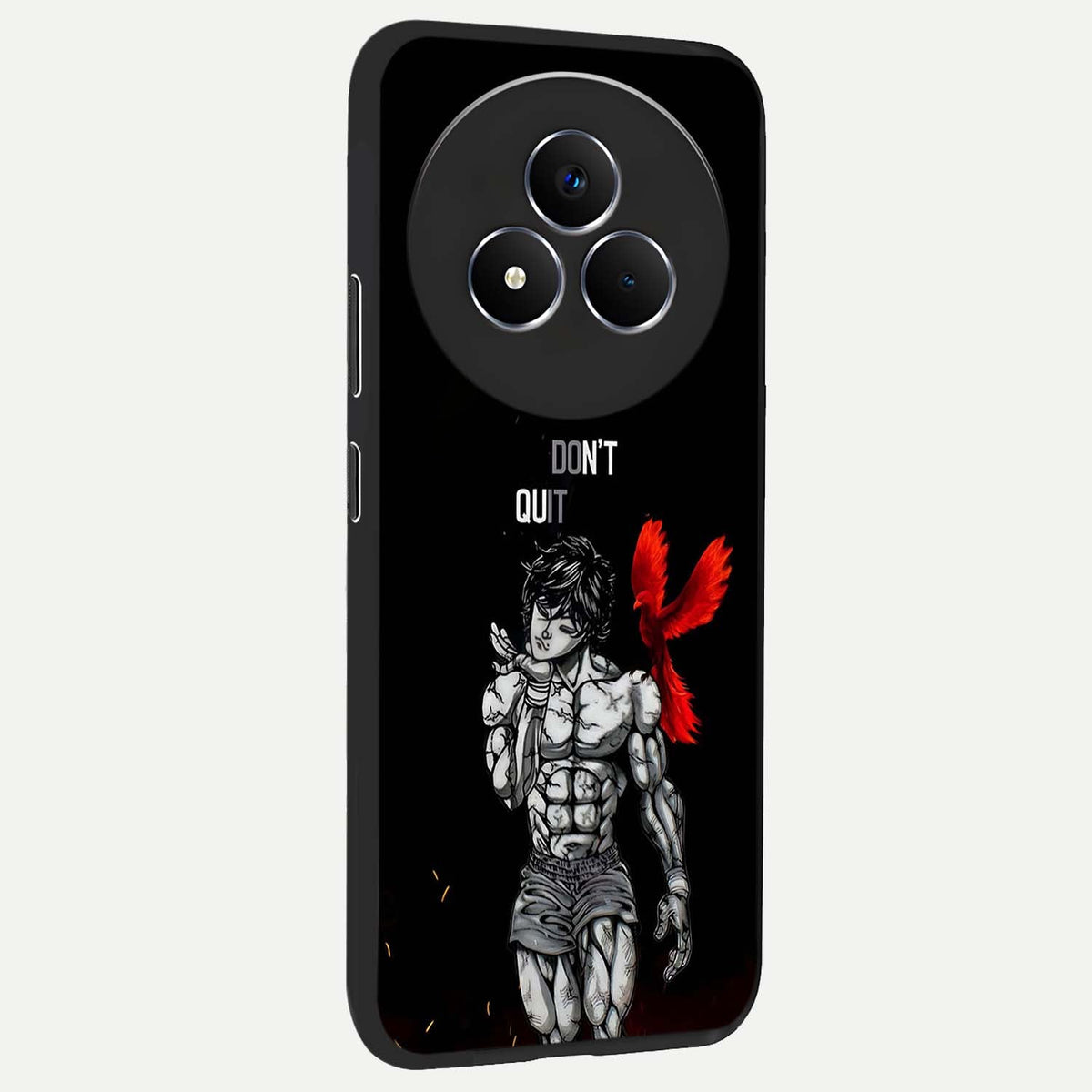Rise Beyond Limits Glass Case upright view showcasing powerful inspirational artwork with uplifting theme.