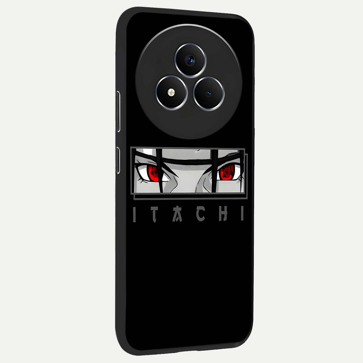 Scarlet Gaze Dominance Glass Case upright view showcasing powerful dramatic artwork with dominant artistic theme.