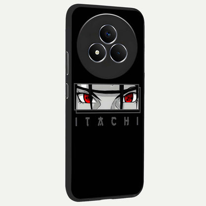 Scarlet Gaze Dominance Glass Case upright view showcasing powerful dramatic artwork with dominant artistic theme.