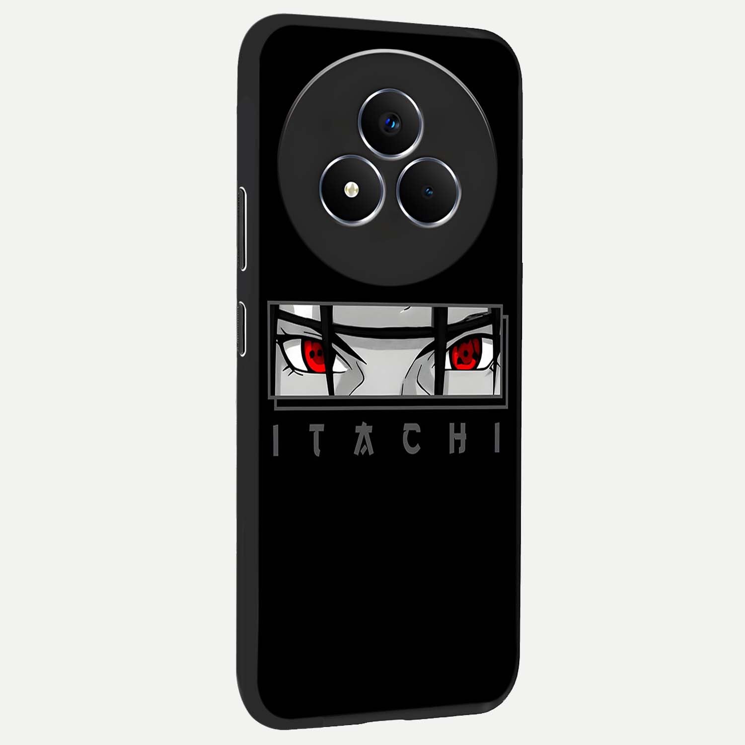 Scarlet Gaze Dominance Glass Case upright view showcasing powerful dramatic artwork with dominant artistic theme.