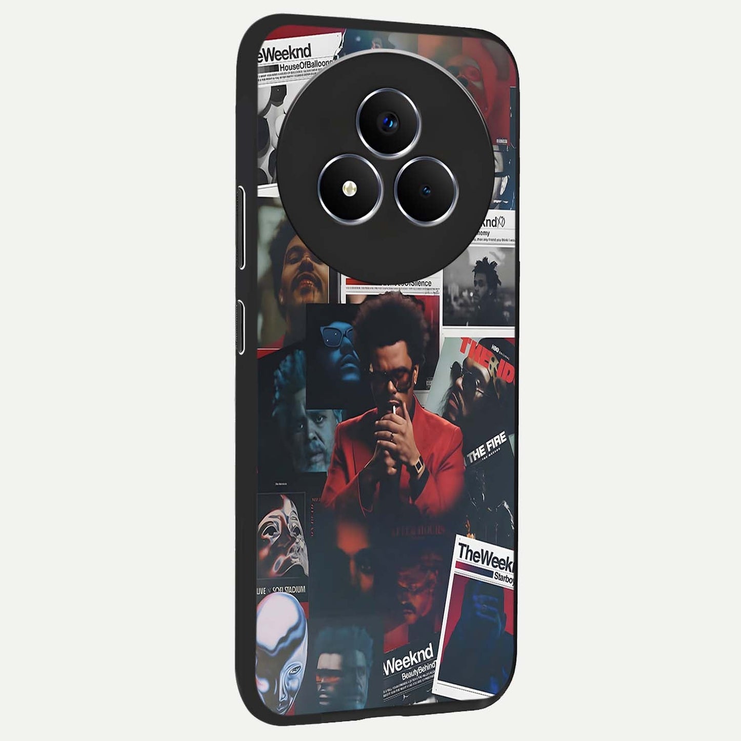 The Weeknd Glass Case upright view showcasing bold music themed artwork with contemporary artistic style.