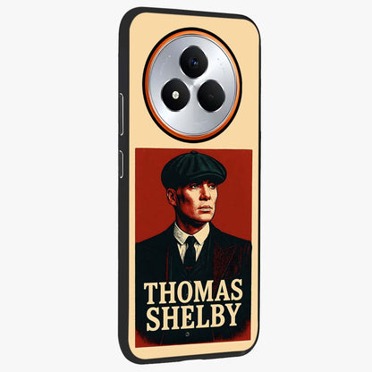Vintage Mafia Authority Glass Case upright view showcasing dramatic vintage artwork with iconic authority theme.