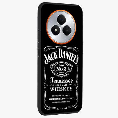 Vintage Whiskey Heritage Glass Case upright view showcasing stylish vintage whiskey artwork with timeless bar culture theme.