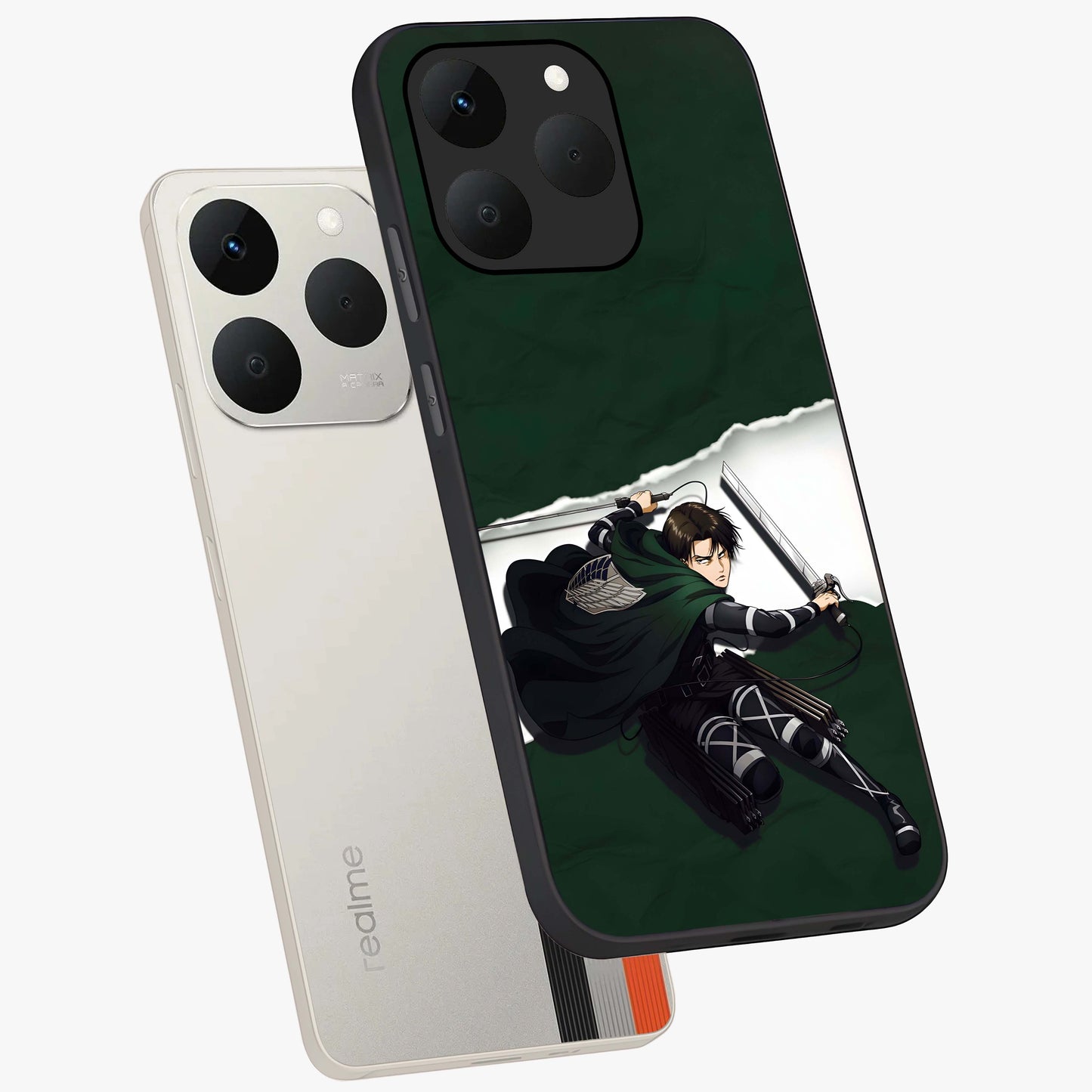 Emerald War Vanguard Glass Case displayed in angled mockup highlighting intense battle inspired design with emerald tone aesthetic.