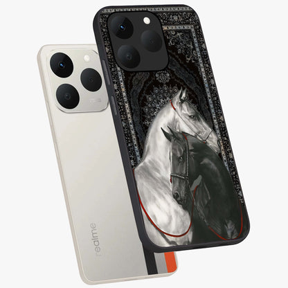 Majestic Ride Legacy Glass Case displayed in angled mockup highlighting sleek vehicle design with bold racing aesthetic.
