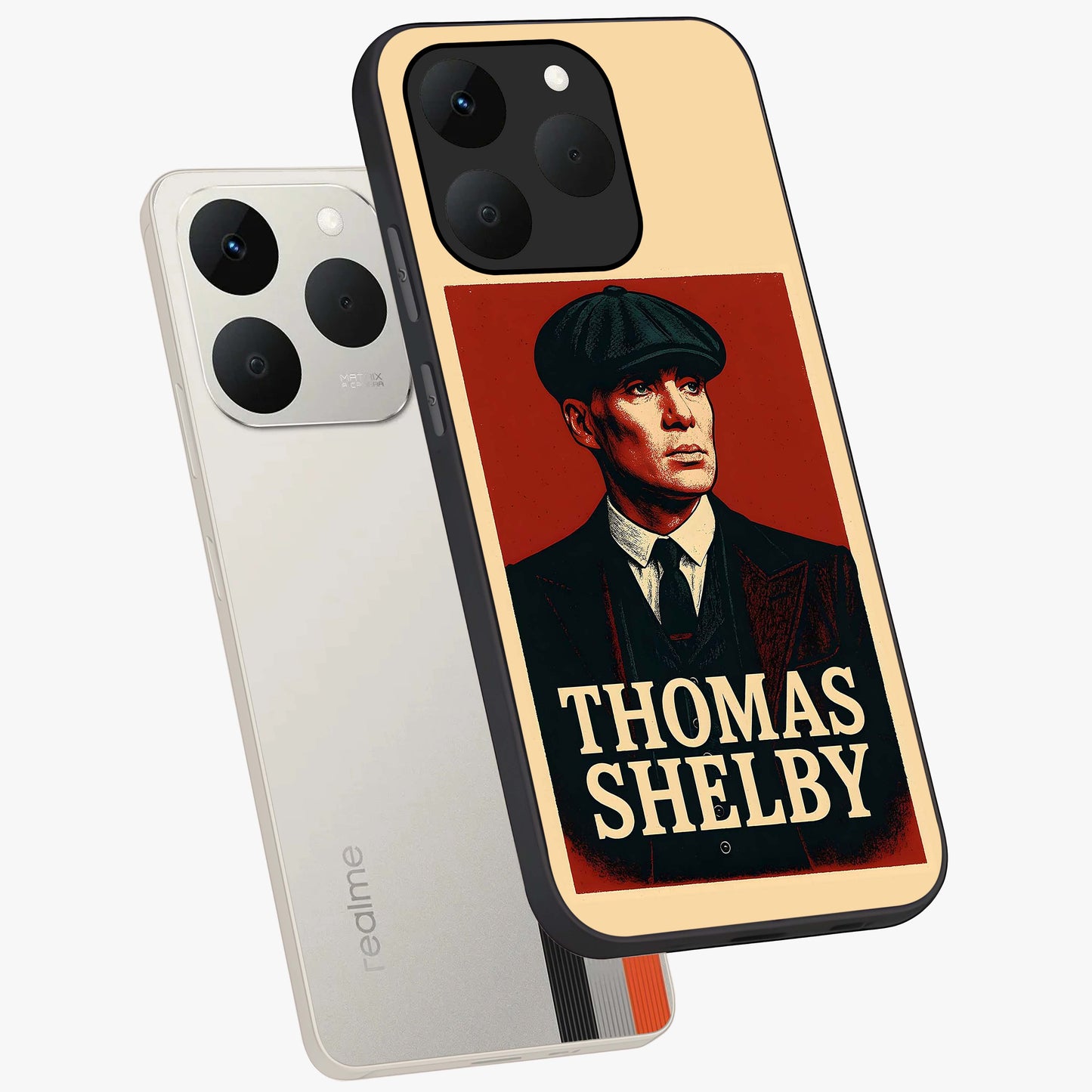 Vintage Mafia Authority Glass Case displayed in angled mockup highlighting powerful retro design with classic gangster aesthetic.