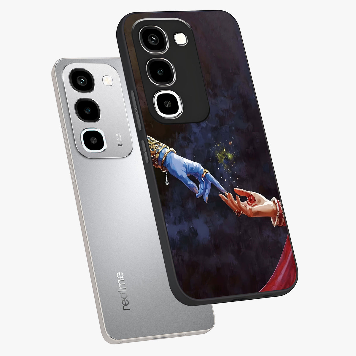 Divine Touch Eternal Glass Case displayed in angled mockup highlighting elegant divine inspired design with calm aesthetic style.