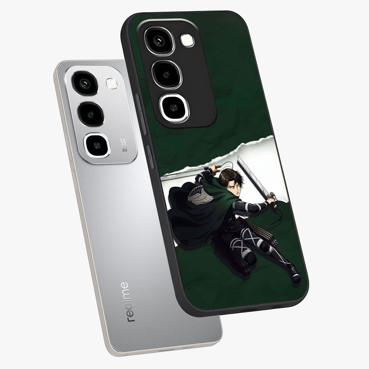 Emerald War Vanguard Glass Case displayed in angled mockup highlighting intense battle inspired design with emerald tone aesthetic.