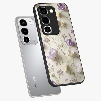 Lilac Breeze Harmony Glass Case displayed in angled mockup highlighting calm lilac breeze design with soothing aesthetic style.