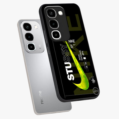 Neon Street Edition Glass Case displayed in angled mockup highlighting vibrant urban design with bold street aesthetic.