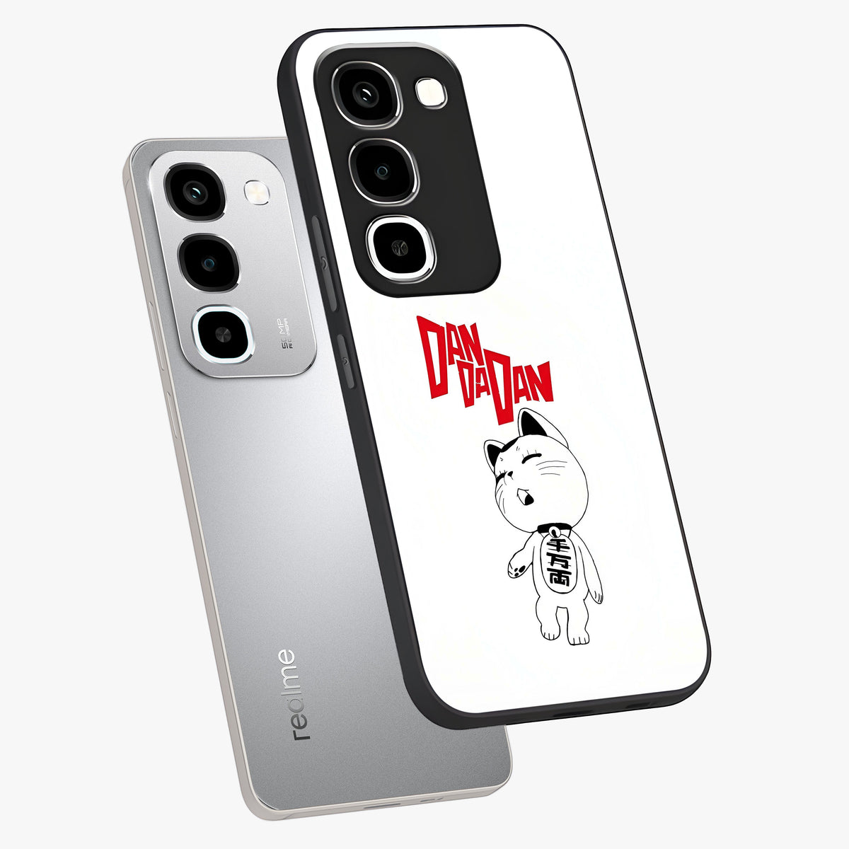 Playful Spirit Charm Glass Case displayed in angled mockup highlighting lively decorative design with playful aesthetic style.
