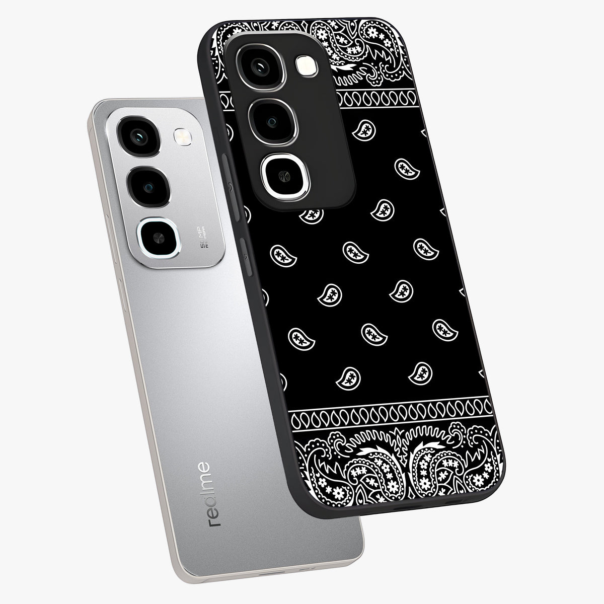 Retro Rebel Threads Glass Case displayed in angled mockup highlighting retro inspired graphic design with rebellious aesthetic.
