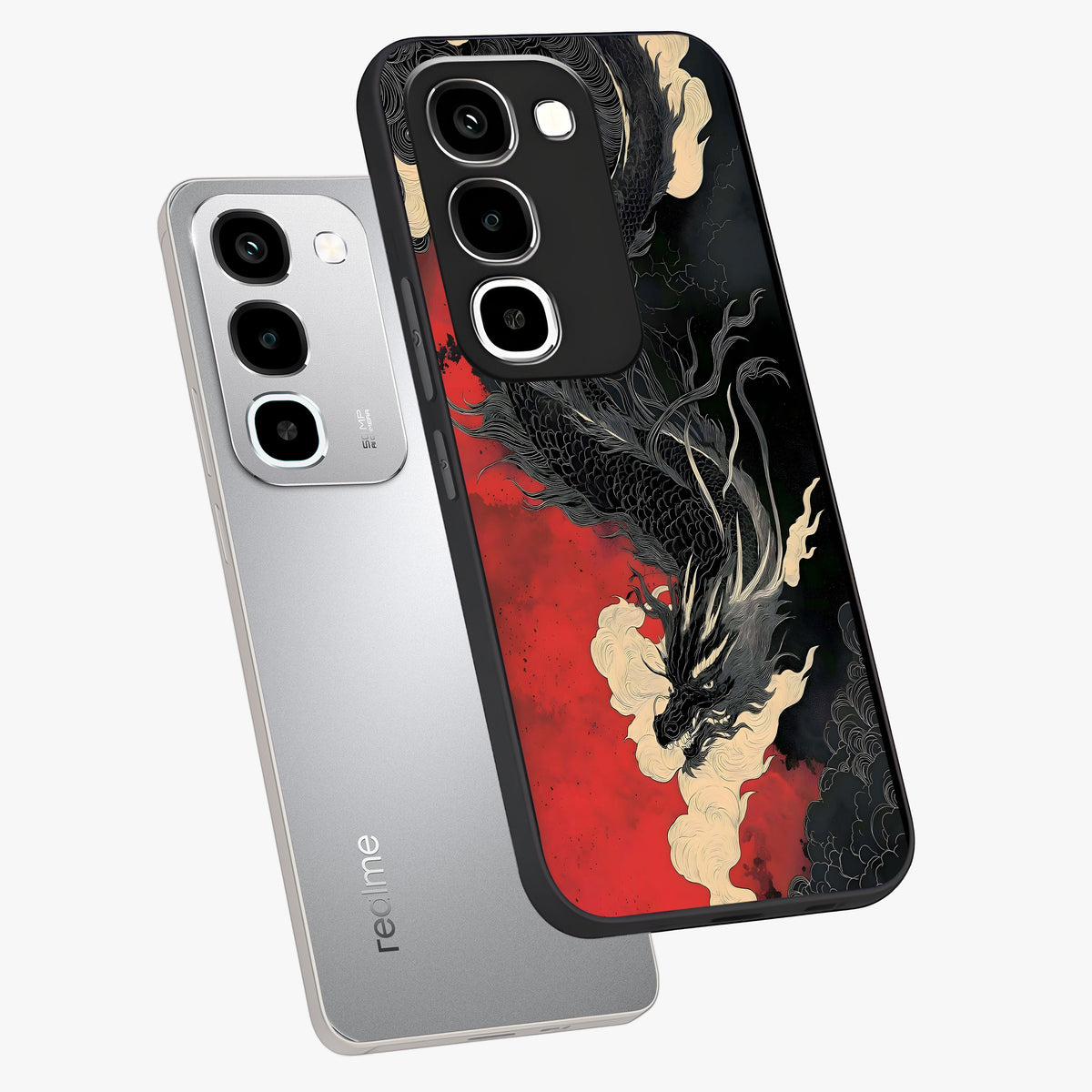 Shadow Dragon Fury Glass Case displayed in angled mockup highlighting powerful dragon illustration with dark fantasy aesthetic.