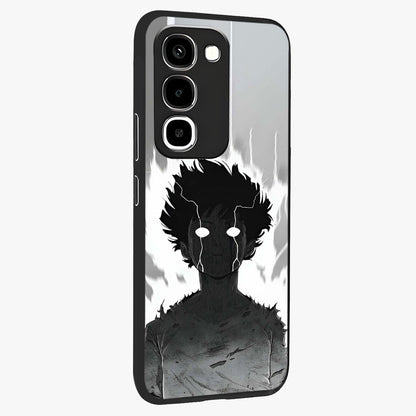Awakened Inner Rage Glass Case upright view showcasing dramatic artwork with strong expressive aesthetic.