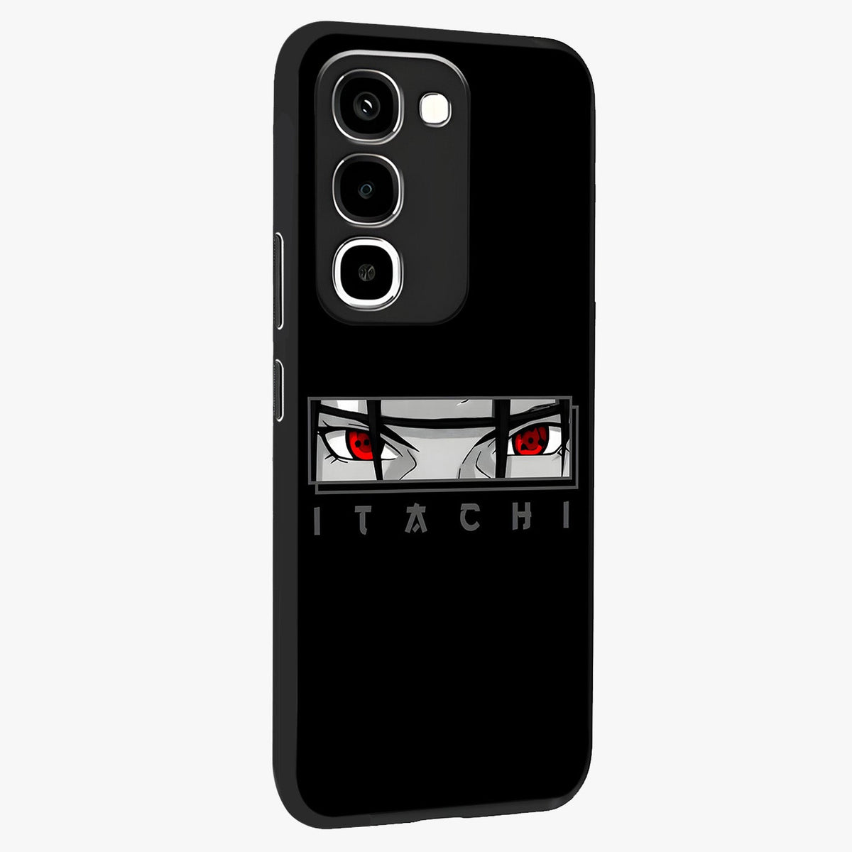 Scarlet Gaze Dominance Glass Case upright view showcasing powerful dramatic artwork with dominant artistic theme.