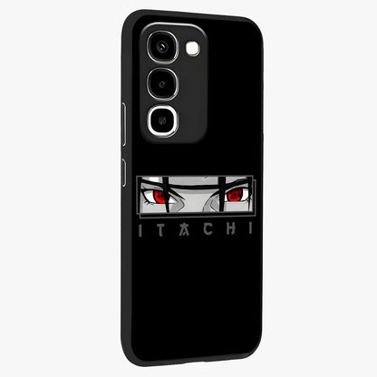 Scarlet Gaze Dominance Glass Case upright view showcasing powerful dramatic artwork with dominant artistic theme.