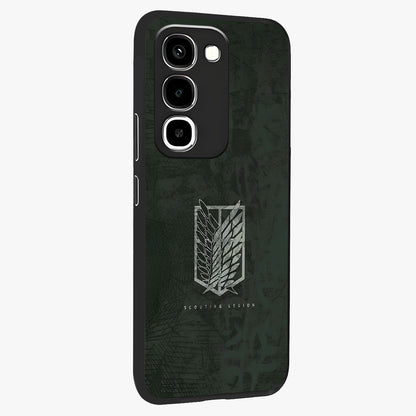 Wings Of Freedom Glass Case upright view showcasing powerful wings artwork with freedom themed design.