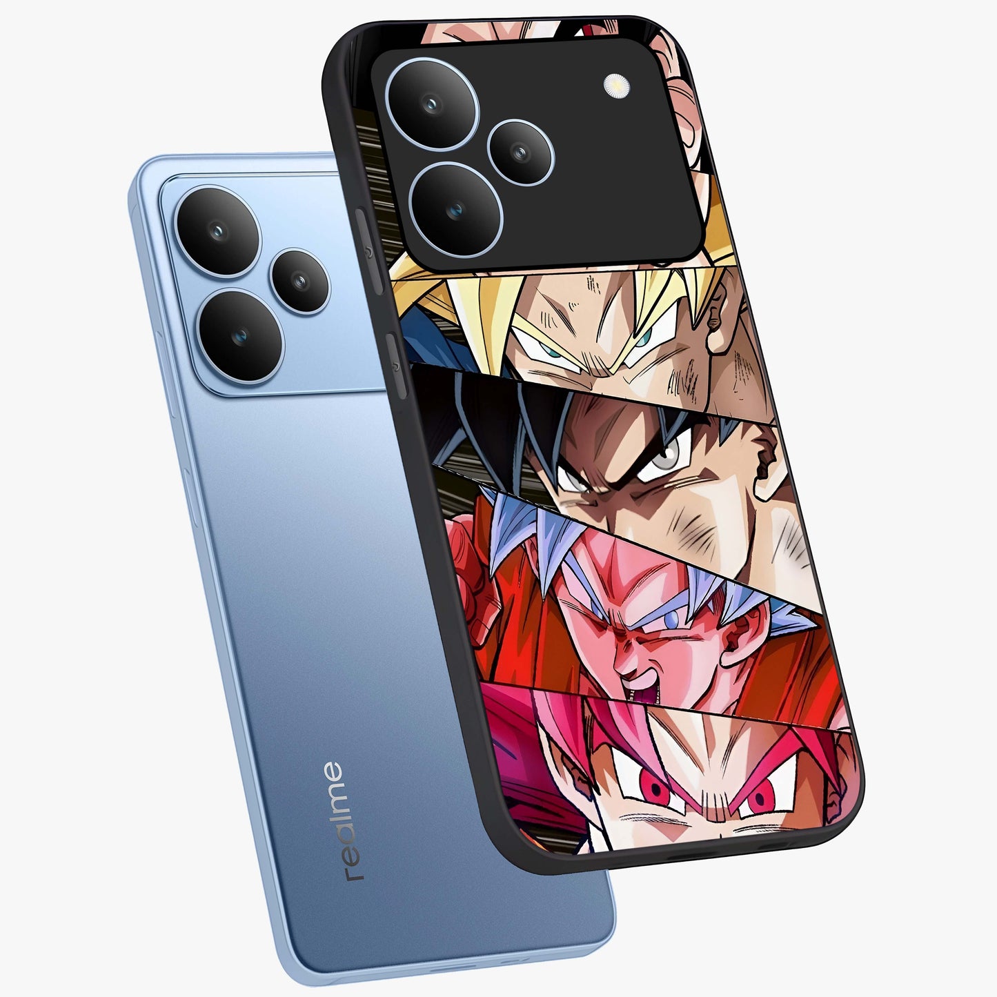Anime Character Glass Case displayed in angled mockup highlighting colorful anime character illustration.