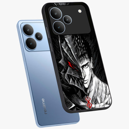 Berserker Blood Oath Glass Case displayed in angled mockup highlighting dark fantasy graphic design and powerful theme.